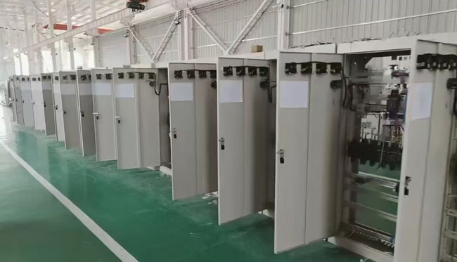 高壓配電柜生產(chǎn)廠區(qū)